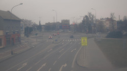 Křižovatka ulic Komenského a Velké Novosady