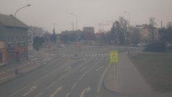 Křižovatka ulic Komenského a Velké Novosady