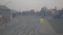 Křižovatka ulic Komenského a Velké Novosady