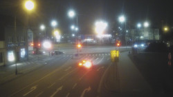 Křižovatka ulic Komenského a Velké Novosady