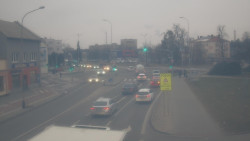 Křižovatka ulic Komenského a Velké Novosady