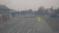 Křižovatka ulic Komenského a Velké Novosady