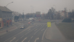 Křižovatka ulic Komenského a Velké Novosady