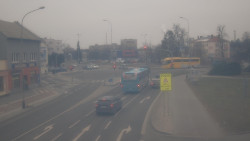 Křižovatka ulic Komenského a Velké Novosady