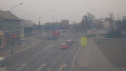 Křižovatka ulic Komenského a Velké Novosady