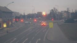 Křižovatka ulic Komenského a Velké Novosady