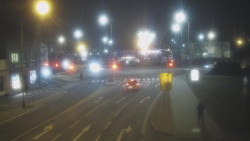 Křižovatka ulic Komenského a Velké Novosady