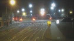 Křižovatka ulic Komenského a Velké Novosady