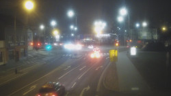 Křižovatka ulic Komenského a Velké Novosady