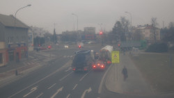 Křižovatka ulic Komenského a Velké Novosady