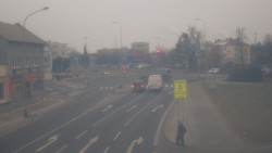 Křižovatka ulic Komenského a Velké Novosady