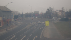 Křižovatka ulic Komenského a Velké Novosady