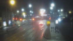 Křižovatka ulic Komenského a Velké Novosady