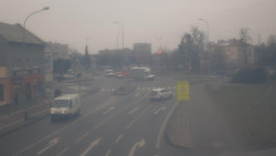 Křižovatka ulic Komenského a Velké Novosady