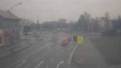 Křižovatka ulic Komenského a Velké Novosady