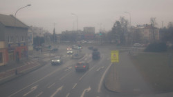 Křižovatka ulic Komenského a Velké Novosady