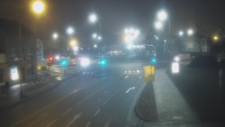 Křižovatka ulic Komenského a Velké Novosady