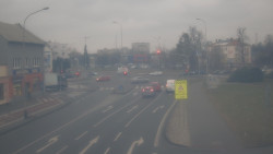 Křižovatka ulic Komenského a Velké Novosady