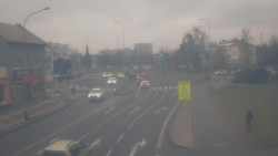 Křižovatka ulic Komenského a Velké Novosady