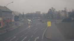 Křižovatka ulic Komenského a Velké Novosady