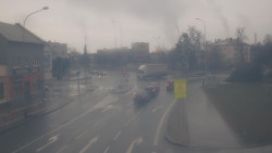 Křižovatka ulic Komenského a Velké Novosady