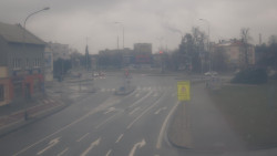 Křižovatka ulic Komenského a Velké Novosady