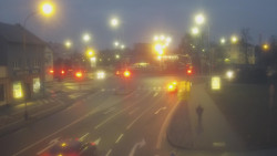 Křižovatka ulic Komenského a Velké Novosady