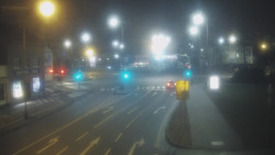 Křižovatka ulic Komenského a Velké Novosady