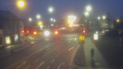 Křižovatka ulic Komenského a Velké Novosady