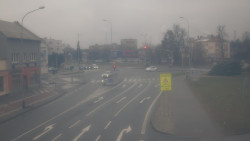 Křižovatka ulic Komenského a Velké Novosady