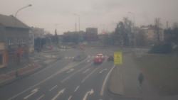 Křižovatka ulic Komenského a Velké Novosady