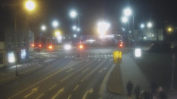 Křižovatka ulic Komenského a Velké Novosady