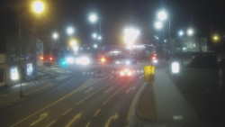 Křižovatka ulic Komenského a Velké Novosady