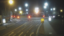 Křižovatka ulic Komenského a Velké Novosady