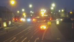 Křižovatka ulic Komenského a Velké Novosady