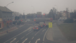 Křižovatka ulic Komenského a Velké Novosady