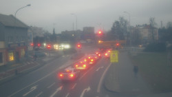 Křižovatka ulic Komenského a Velké Novosady