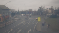 Křižovatka ulic Komenského a Velké Novosady