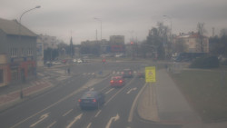 Křižovatka ulic Komenského a Velké Novosady