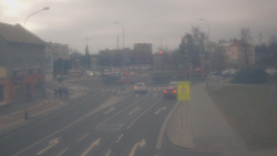 Křižovatka ulic Komenského a Velké Novosady