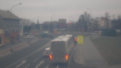 Křižovatka ulic Komenského a Velké Novosady