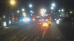 Křižovatka ulic Komenského a Velké Novosady