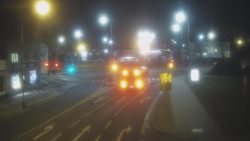 Křižovatka ulic Komenského a Velké Novosady