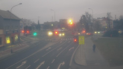 Křižovatka ulic Komenského a Velké Novosady