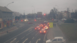 Křižovatka ulic Komenského a Velké Novosady