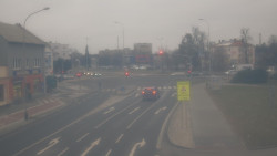 Křižovatka ulic Komenského a Velké Novosady