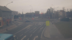 Křižovatka ulic Komenského a Velké Novosady