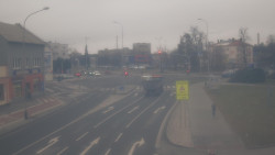 Křižovatka ulic Komenského a Velké Novosady