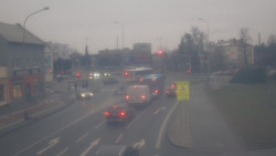 Křižovatka ulic Komenského a Velké Novosady