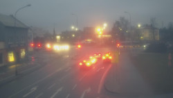 Křižovatka ulic Komenského a Velké Novosady